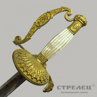 фото — шпага без ножен. s.&.j, 3олинген. пруссия, 19 век